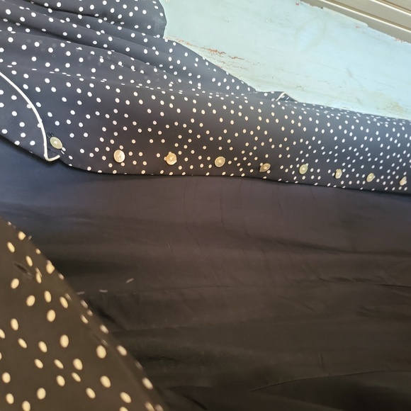 VINTAGE DAVID WARREN POLKA DOT DRESS - Picture 4 of 12